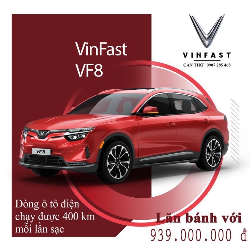 Thông số kỹ thuật và giá lăn bánh VF8 mới nhất