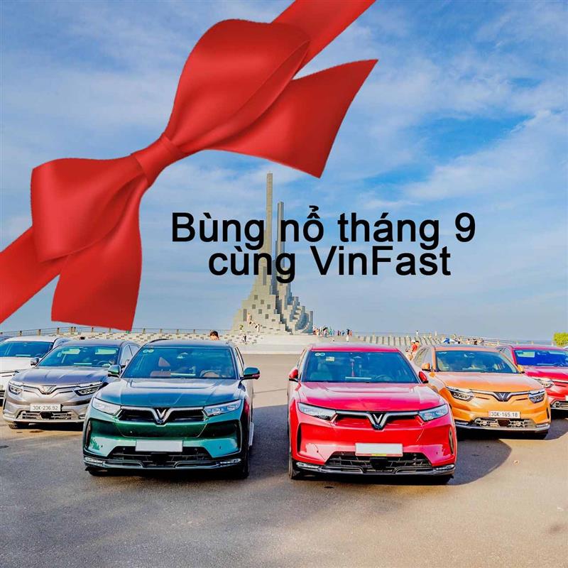 [9/2023] Quà tặng cho Khách hàng mua ô tô điện VinFast