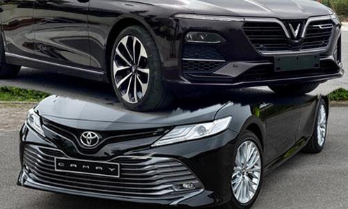 Giá 1 tỷ chọn Toyota Camry 2.5Q hay VinFast Lux A2.0 bản cao cấp